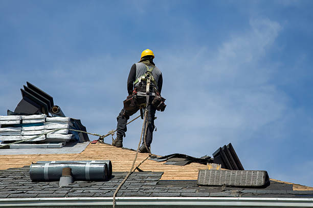 Professional Flat Roof Repair technician working in Cheyenne, WY